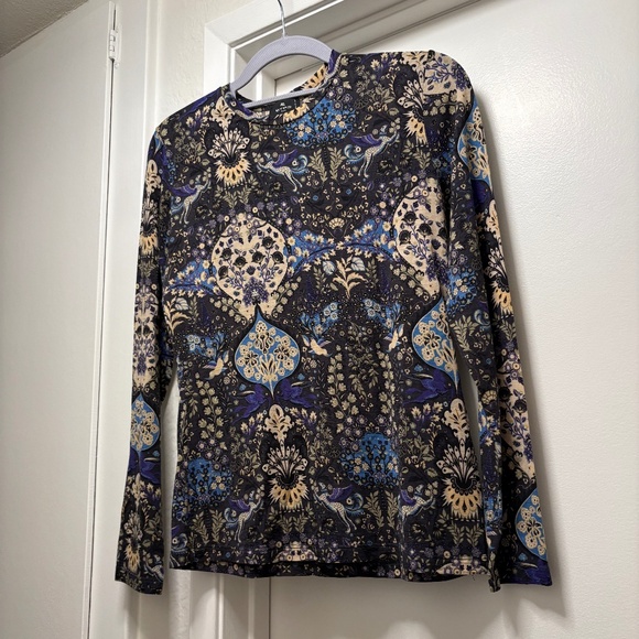 Etro wool blend long sleeve t-shirt - size 44 / medium but runs small - Picture 1 of 9